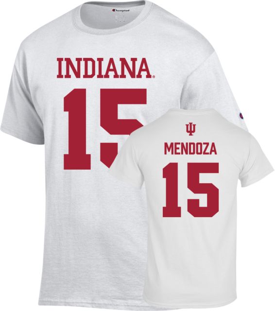 Indiana University Hoosiers Football T-Shirt Fernando Mendoza - 15 - ONLINE ONLY