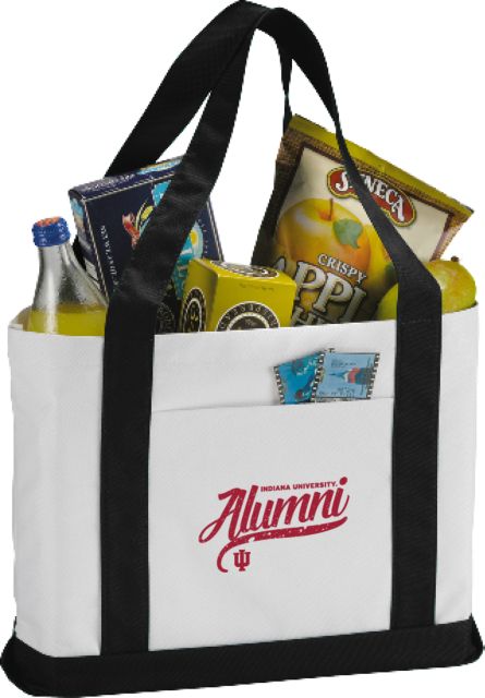 Indiana Contender Canvas Tote Indiana University Script Alumni - ONLINE ONLY