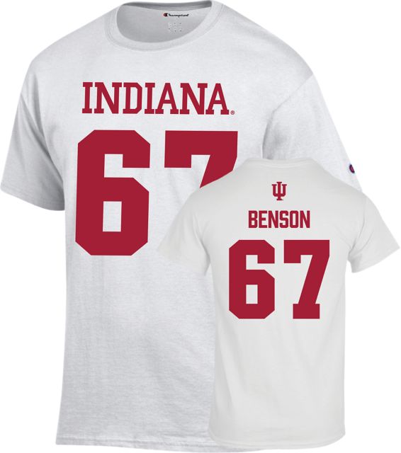Indiana University Hoosiers Football T Shirt Benson - 67 - ONLINE ONLY