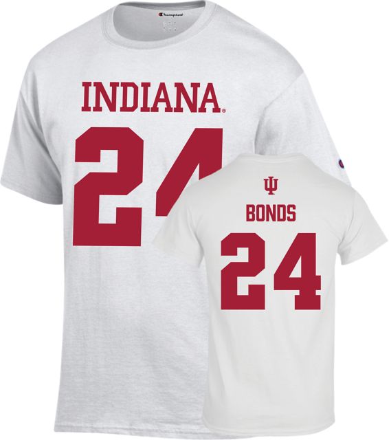 Indiana University Hoosiers Football T Shirt Bonds -24 - ONLINE ONLY