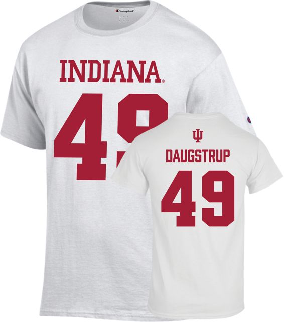 Indiana University Hoosiers Football T Shirt Daugstrup - 49 - ONLINE ONLY