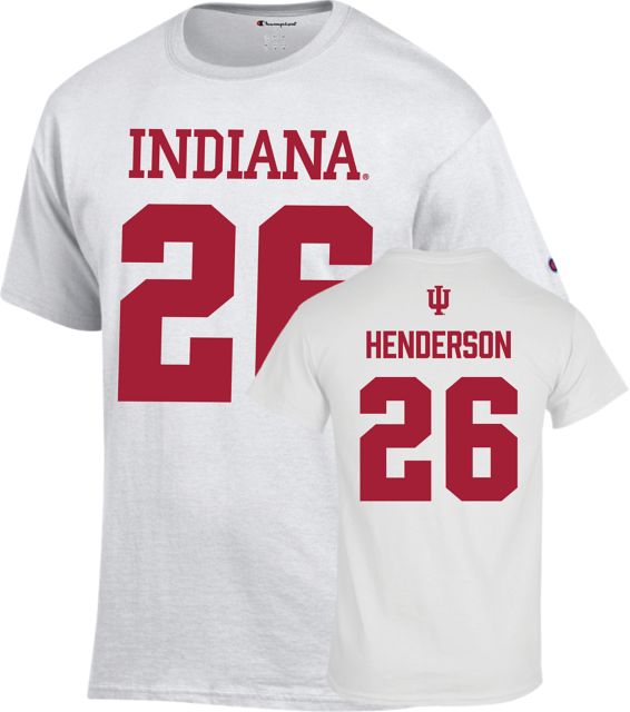 Indiana University Hoosiers Football T Shirt Henderson - 26 - ONLINE ONLY