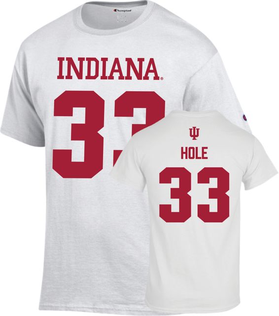 Indiana University Hoosiers Football T Shirt Hole - 33 - ONLINE ONLY