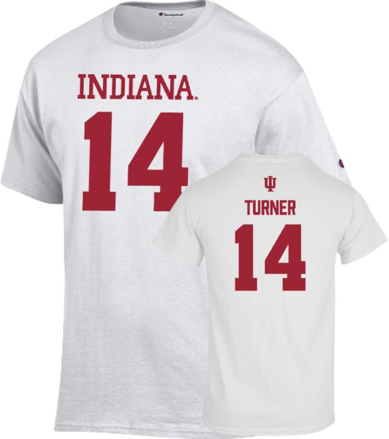 Indiana University Hoosiers Football T-Shirt Kaiden Turner - 14 - ONLINE ONLY