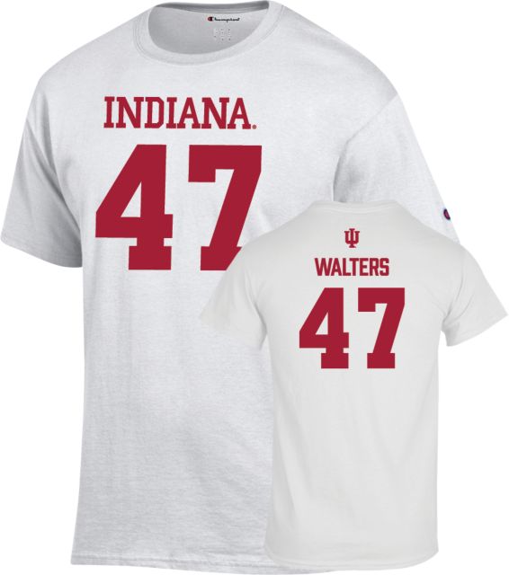 Indiana University Hoosiers Football T-Shirt Finn Walters - 47 - ONLINE ONLY