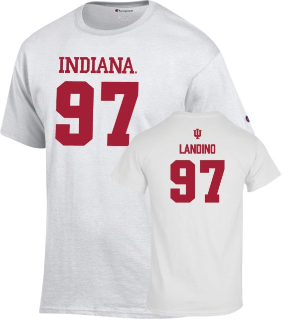 Indiana University Hoosiers Football T-Shirt Mario Landino - 97 - ONLINE ONLY