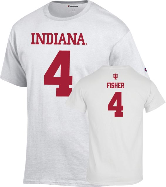 Indiana University Hoosiers Football T-Shirt Aiden Fisher - 4 - ONLINE ONLY