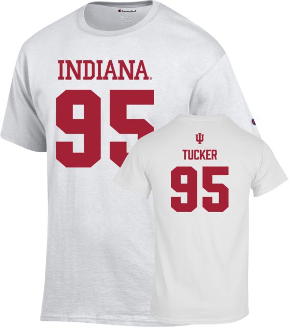 Indiana University Hoosiers Football T-Shirt Tyrique Tucker - 95 - ONLINE ONLY