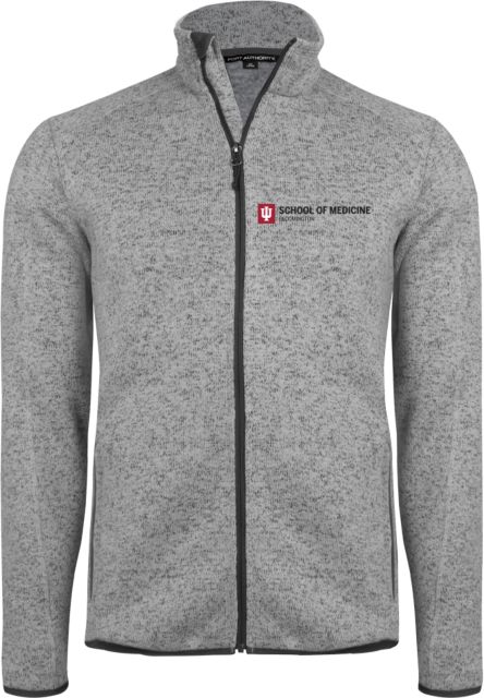 Indiana Sweater Fleece Jacket School of Medicine - IU Bloomington Horizontal - ONLINE ONLY