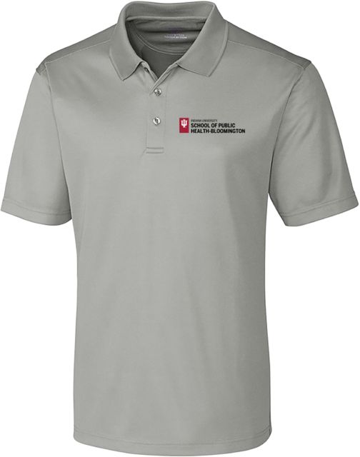 Indiana C&B Clique Ice Pique Polo Indiana University  School of Public Health Flat Lockup - ONLINE ONLY