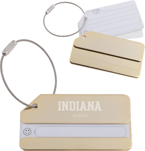 Indiana Luggage Tag Indiana Hoosiers Alumni Engraved - ONLINE ONLY