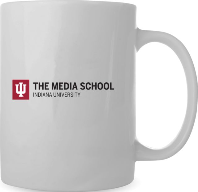 Indiana Full Color Mug 15oz IU The Media School Flat - ONLINE ONLY