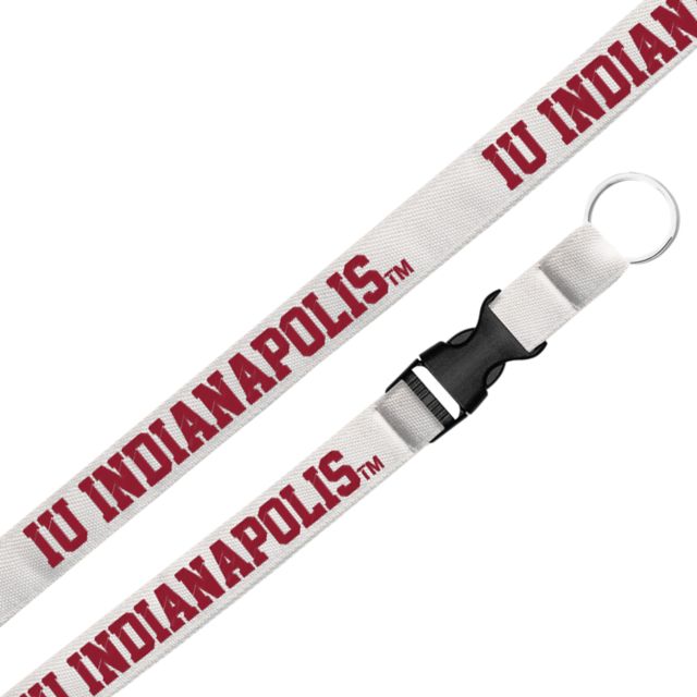 Indiana University Indianapolis 3/4'' Woven Lanyard