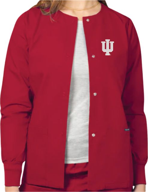Indiana University Hoosiers Unisex Scrub Jacket