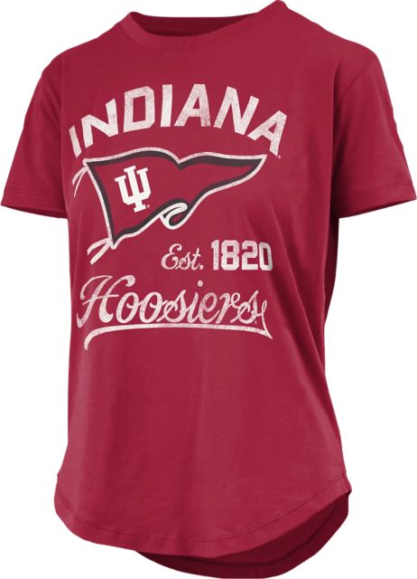 Champion Indiana Hoosiers Women's Crimson Aunt Short Sleeve T-Shirt, Crimson, 100% Cotton, Size L, Rally House