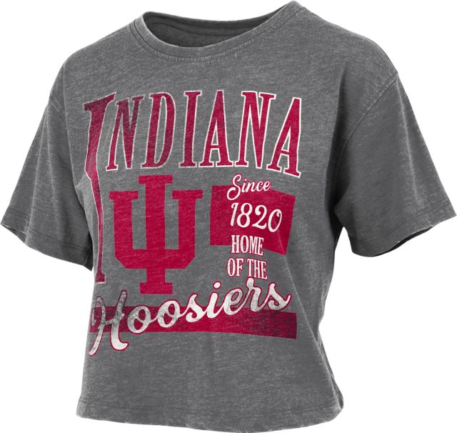 Indiana University Hoosiers Women's Crop Short Sleeve T-Shirt