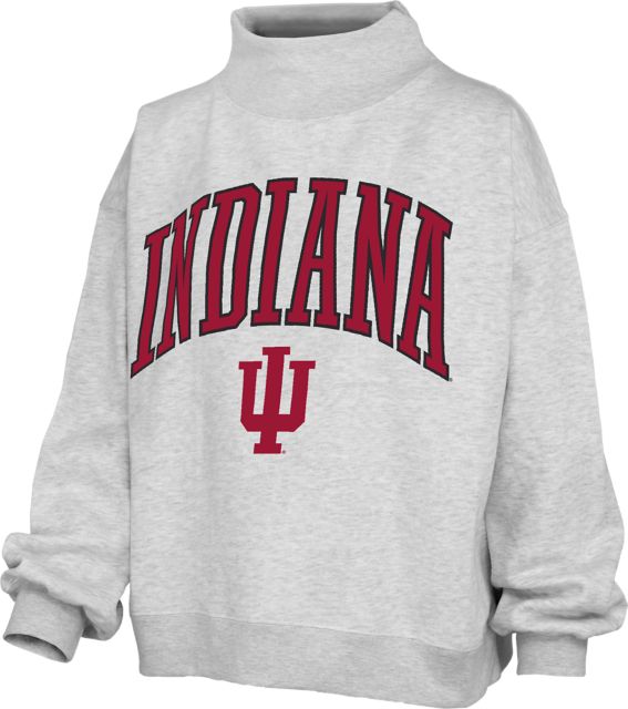 Indiana University Hoosiers Women's Lingo Mockneck Sweatshirt