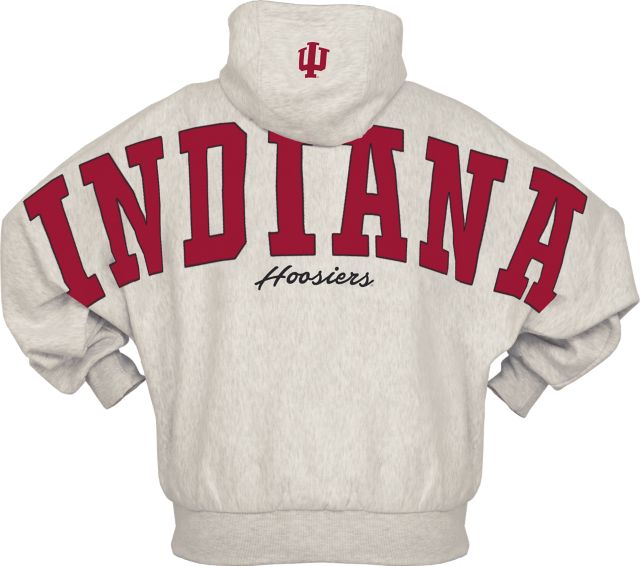 Indiana University Hoosiers Women's Oversized Hooded Sweatshirt