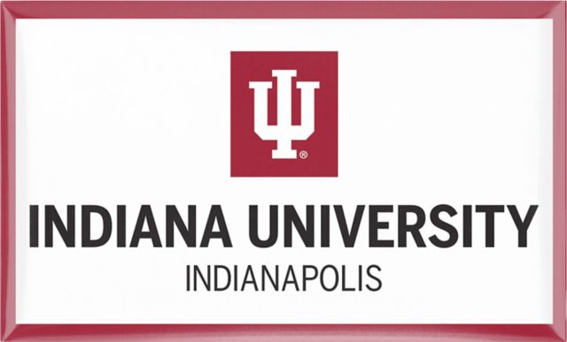 Indiana University Indianapolis 2.2 x 3.6 Domed Magnet
