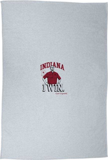 Indiana University Hoosiers Football Curt Cignetti I Win Blanket
