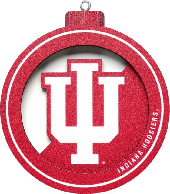 Indiana University Hoosiers 3D Ornament