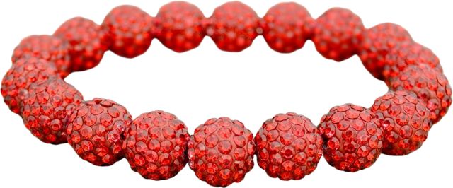 Indiana University Hoosiers Rhinestone Bead Bracelet