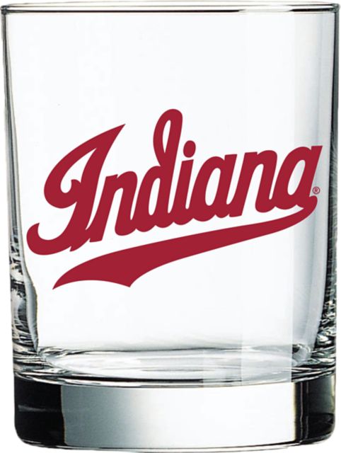 Indiana University Hoosiers 14 oz. Double Old Fashioned Glass