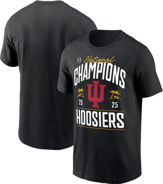 Indiana University Hoosiers Football 2025 National Champions Locker Room Short Sleeve T-Shirt