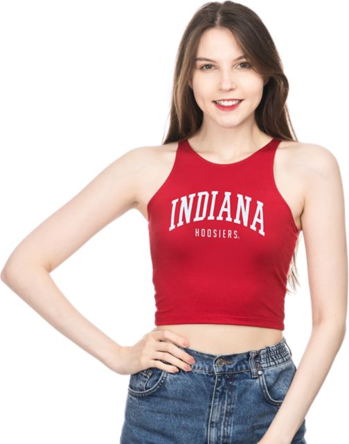 Indiana University Hoosiers Women's Cropped Tank Top