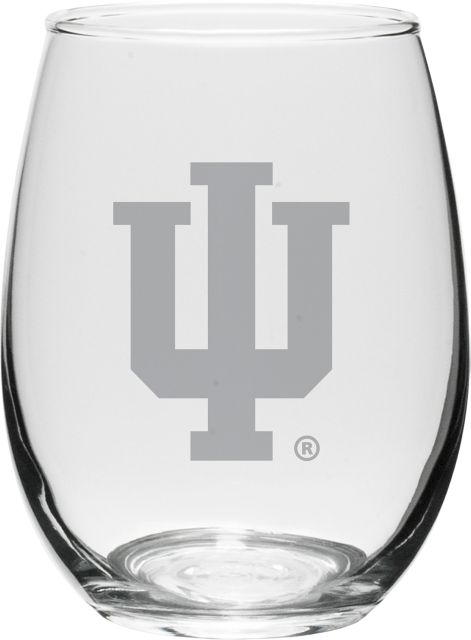 Indiana University Hoosiers 15 oz. Wine Glass