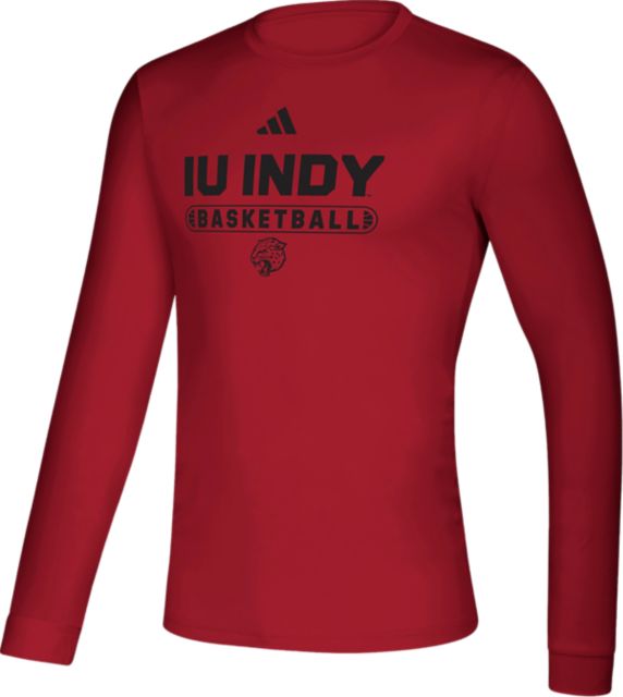 Indiana University Indianapolis Jaguars Basketball On Court Long Sleeve T-Shirt