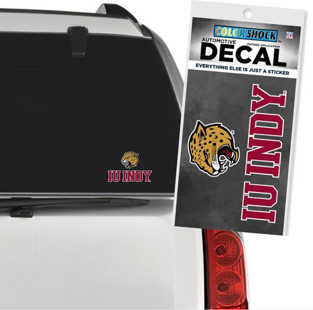 IU Indianapolis Jaguars Decal