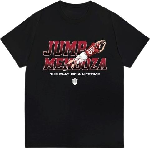 Indiana University Hoosiers Football Play of  a Lifetime Fernando Mendoza Short Sleeve T-Shirt