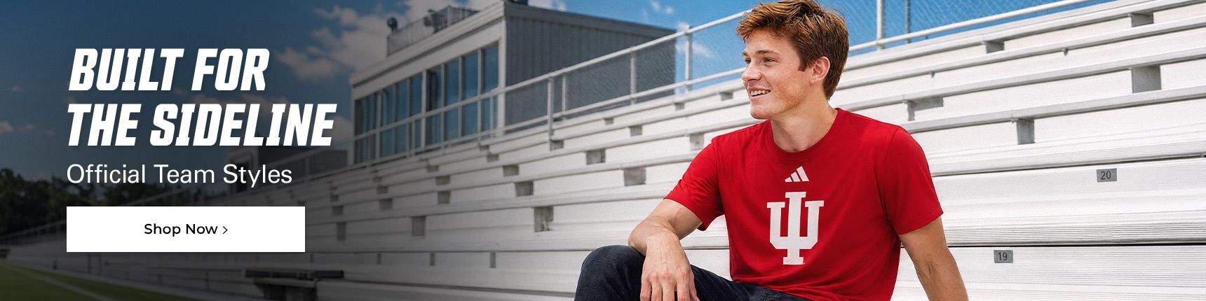 Built for the sideline. Official team styles