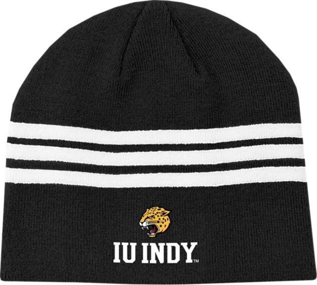 Indiana University Indianapolis Jaguars 3 Stripe Beanie