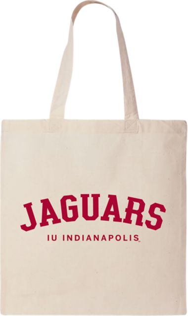 Indiana University Indianapolis Jaguars 15 x 16 Canvas Tote Bag