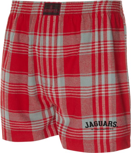 IU Indianapolis Jaguars Flannel Boxers