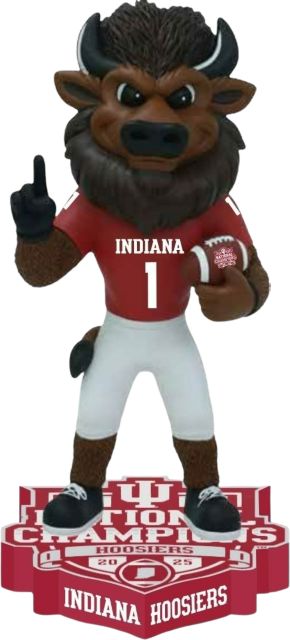 Indiana University Hoosiers Football 2025 National Champions Bison Bobblehead