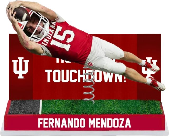 Indiana University Hoosiers Football 2025 National Champions Diving Mendoza Bobblehead