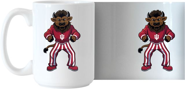 Indiana University Hoosiers Hoosier the Bison 15 oz. Mug