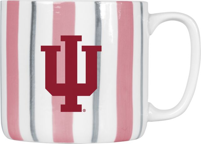 Indiana University Hoosiers 16oz Brushstroke Stripe Mug
