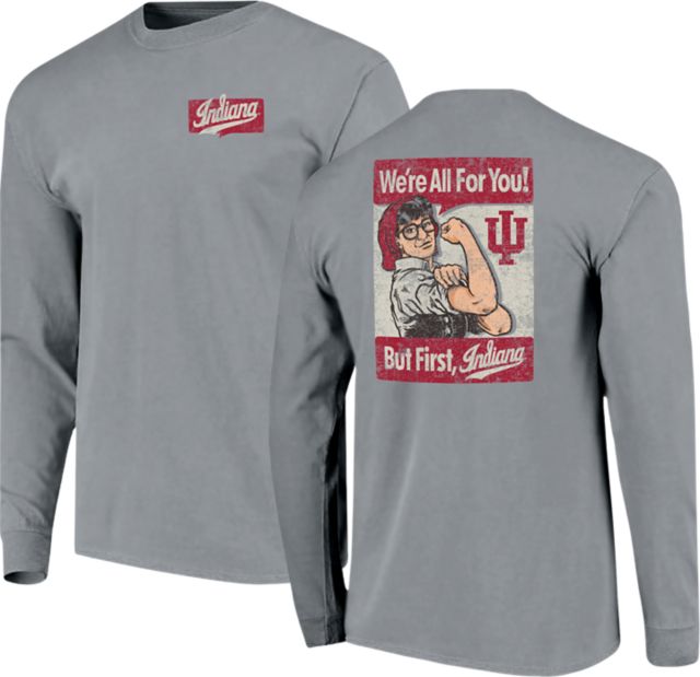 Indiana University Martha the Mop Lady Long Sleeve T-Shirt