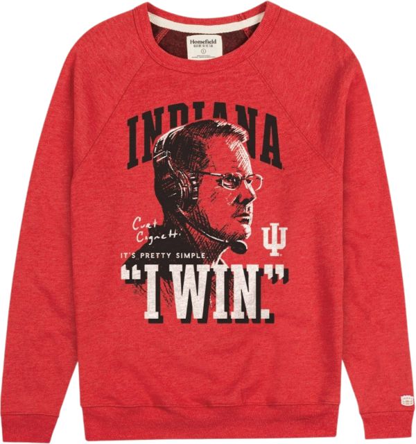 Indiana University Hoosiers Curt Cignetti I Win Crewneck Sweatshirt