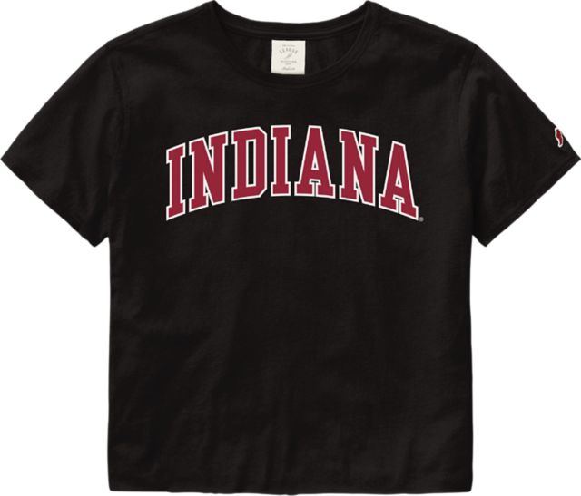 Indiana University Hoosiers Short Sleeve Cropped T-Shirt
