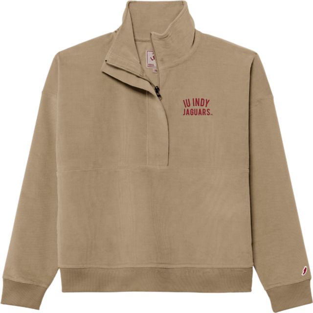 Indiana University Indianapolis Jaguars Women's Corded 1/2 Zip