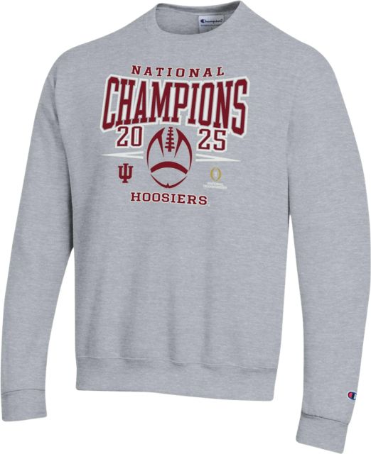 Indiana University Hoosiers Football 2025 National Champions Crewneck Sweatshirt - ONLINE ONLY