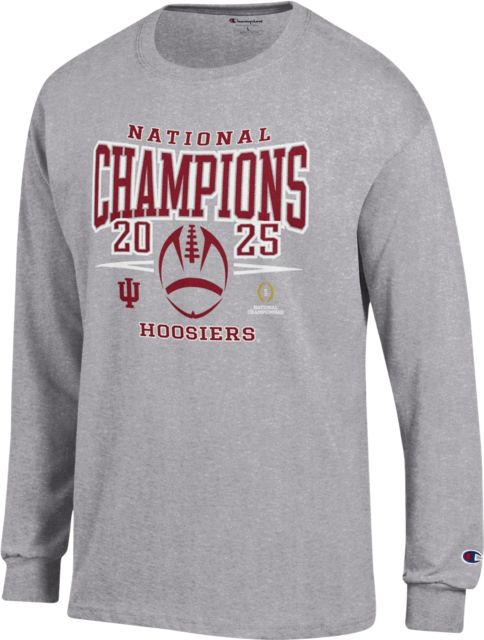 Indiana University Hoosiers Football 2025 National Champions Long Sleeve T-Shirt - ONLINE ONLY
