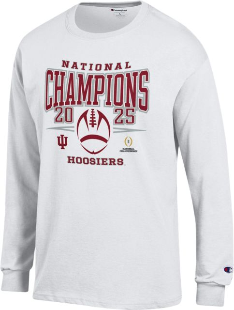 Indiana University Hoosiers Football 2025 National Champions Long Sleeve T-Shirt - ONLINE ONLY