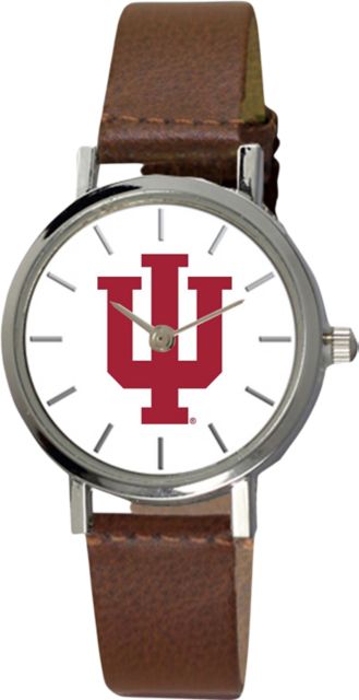 Indiana University Hoosiers 28 mm Ladies Leather Watch