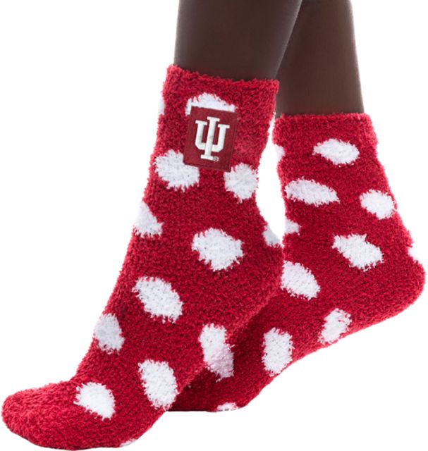 Indiana University Hoosiers Women's Plush Socks